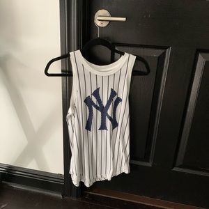 New York Yankees Victoria’s Secret Pink tank top.